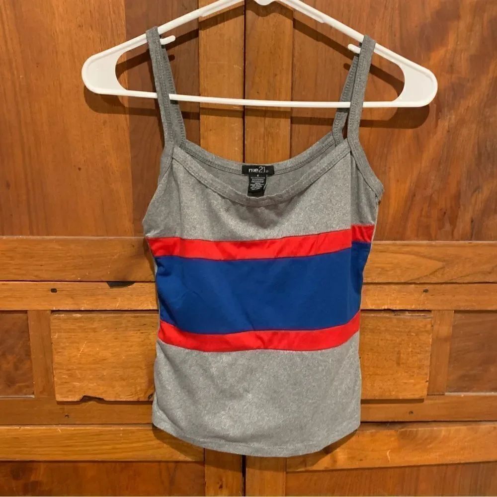 Rue21 tank top short length striped. Size is junior small